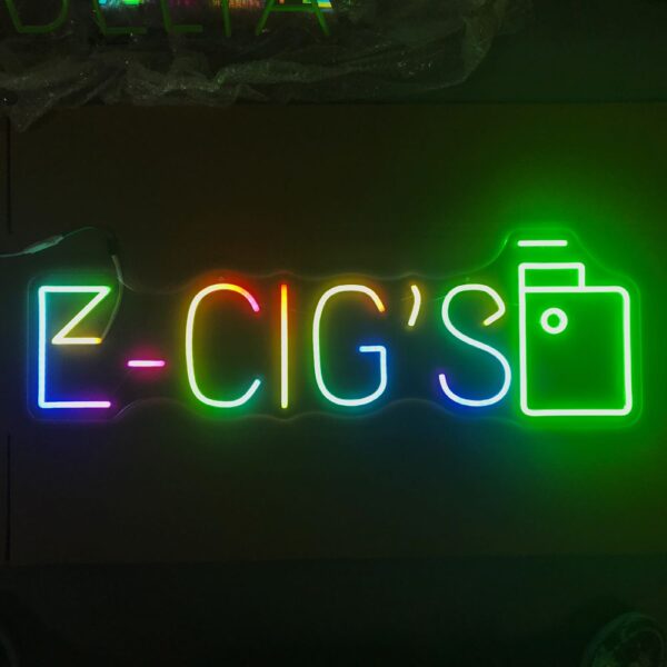 LED E-Cig's Shop Sign